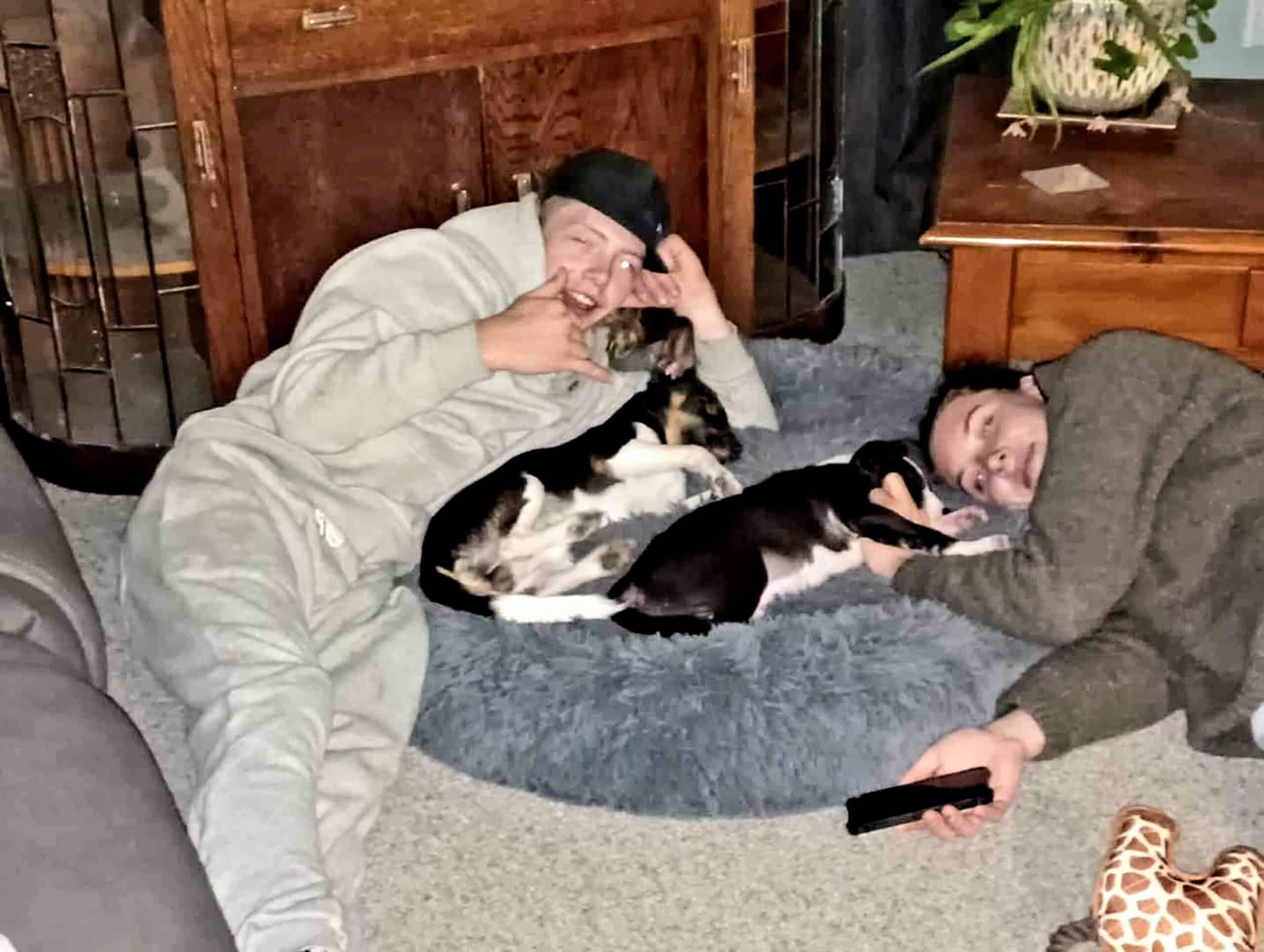 Jamie Cunningham and Brayden Allen